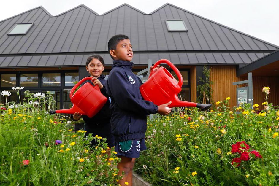 Outside is our Learning Garden where&nbsp;students can explore the story of plants, from cereal crops to pollinators, as well as discover how plants have adapted to grow in a variety of habitats.