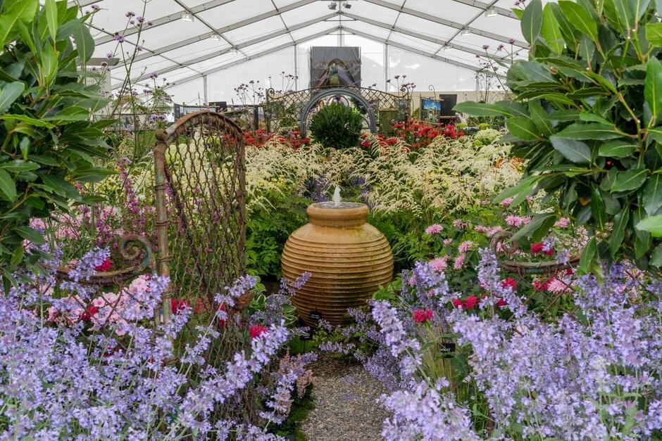 Holden Clough display in the Floral Marquee at RHS Tatton Park 2022