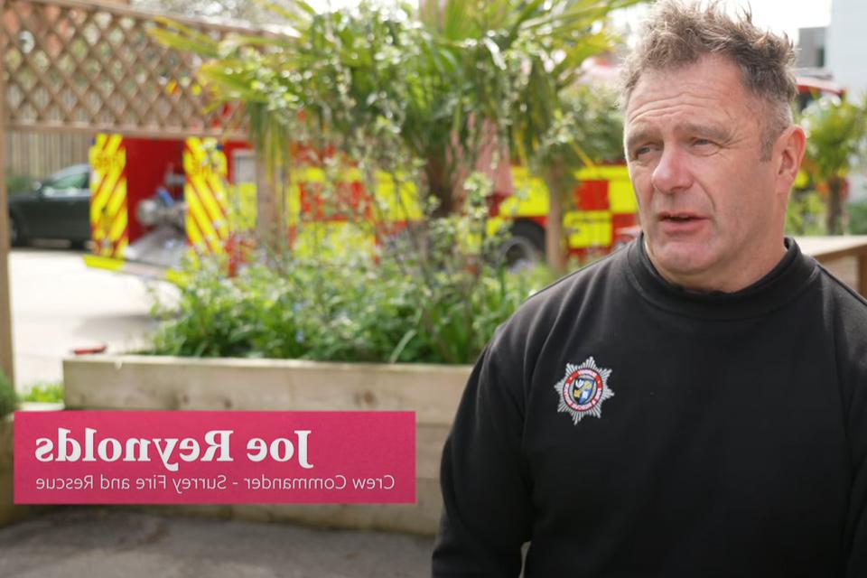 A garden oasis at Guildford Fire Station