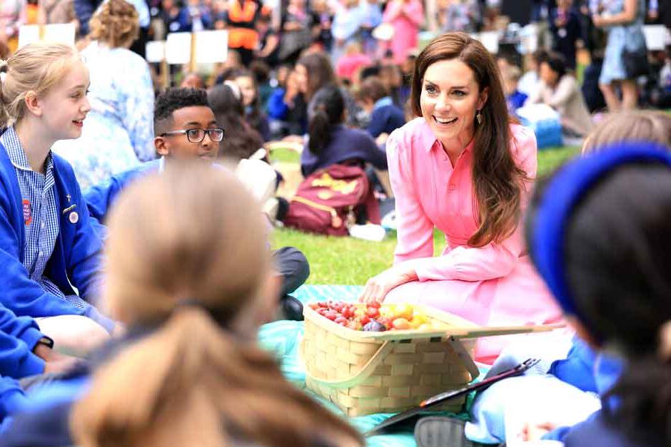 Princess of Wales enjoys picnic with children at RHS Chelsea