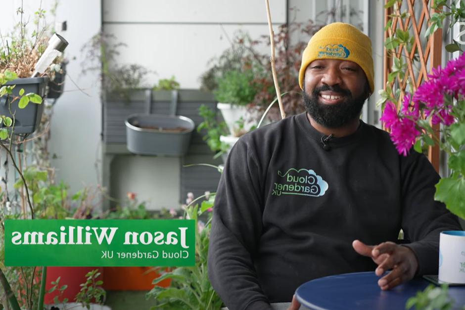 Gardening on a balcony with the Cloud Gardener