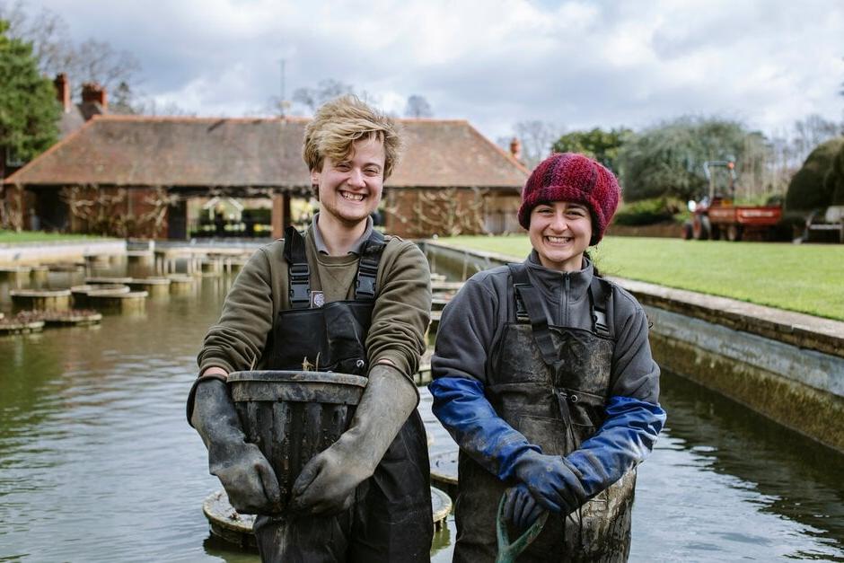 Horticultural apprentices at Wisley