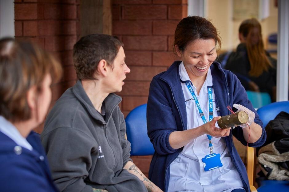 NHS wellbeing gardens support staff in Greater Manchester