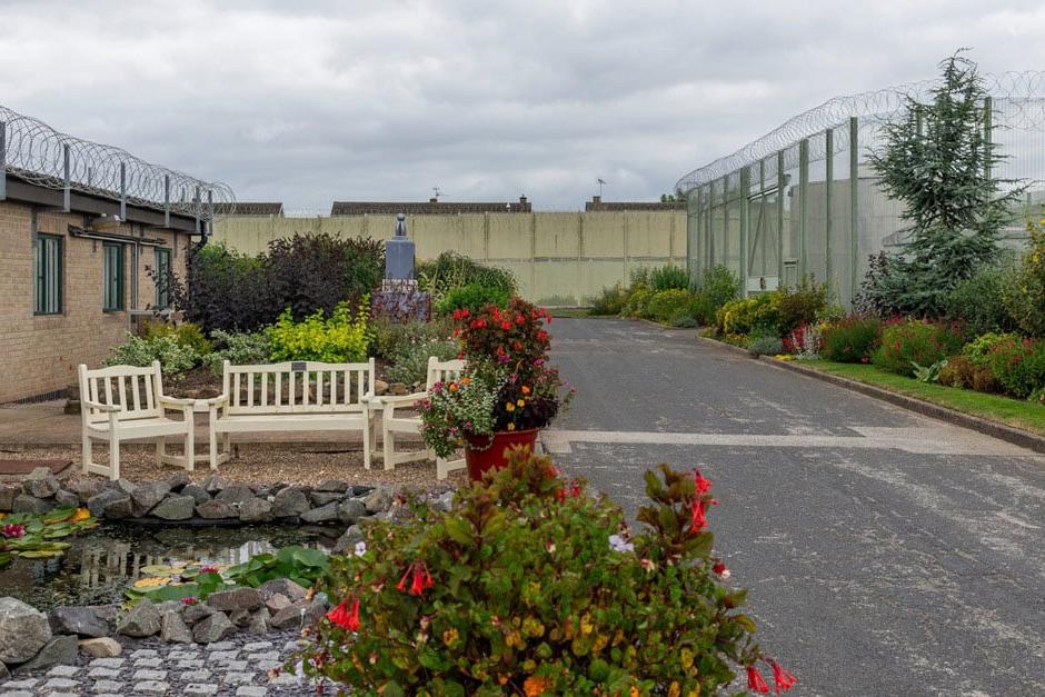 Seating for staff to enjoy the gardens