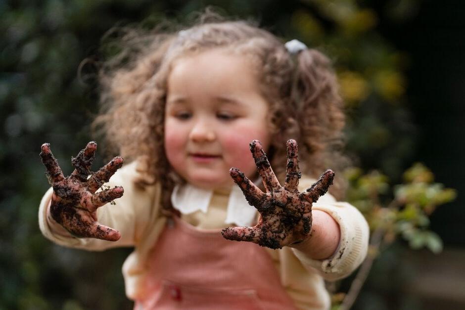 Wellbeing benefits of gardening for children